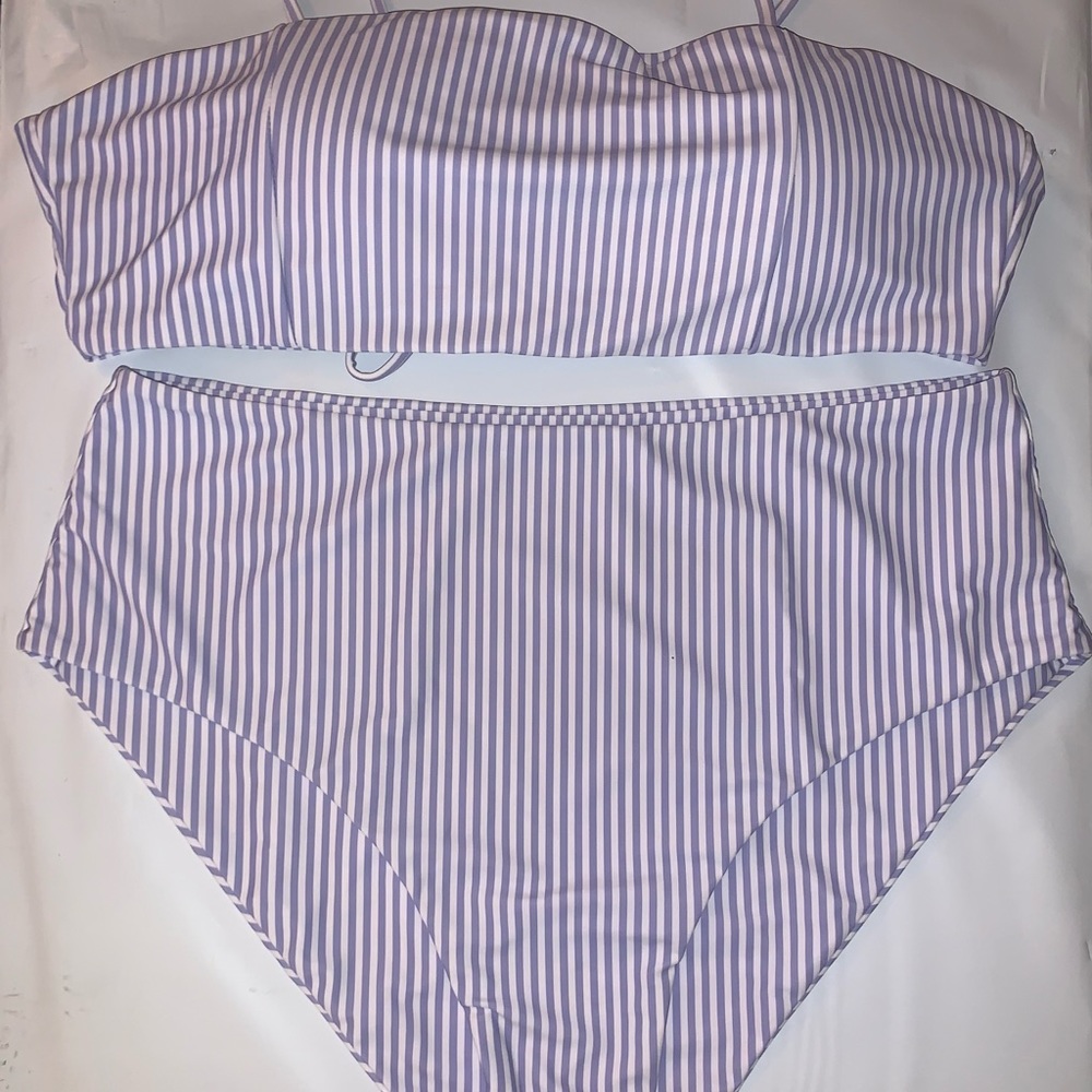 Striped Bikini Set